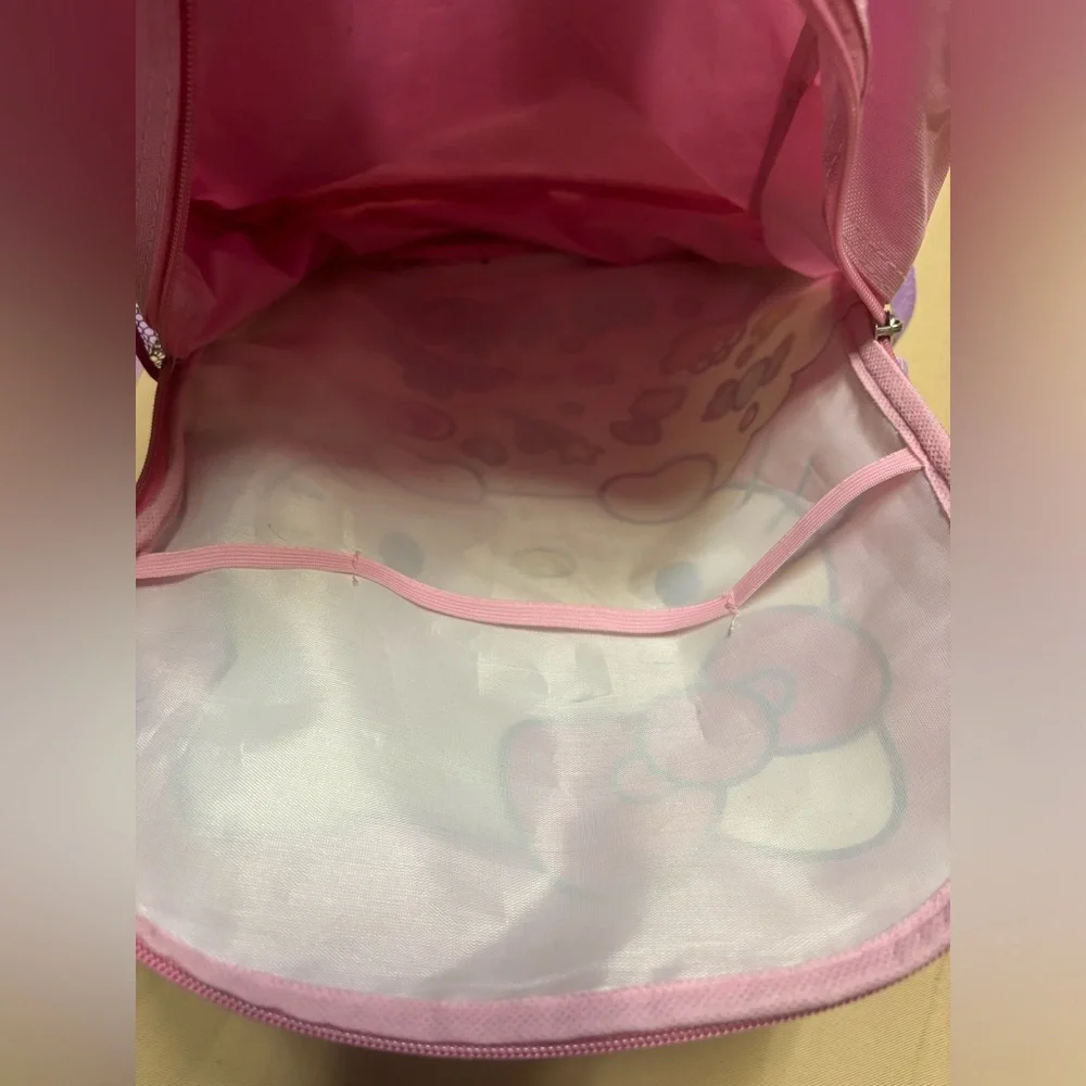 Hello Kitty Pink and White Kids Backpack‎